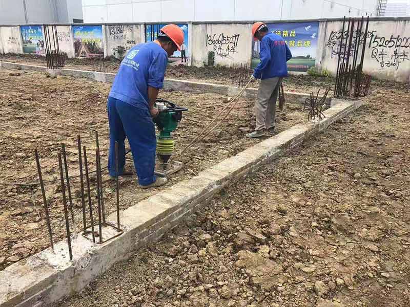 新城污水廠施工現場