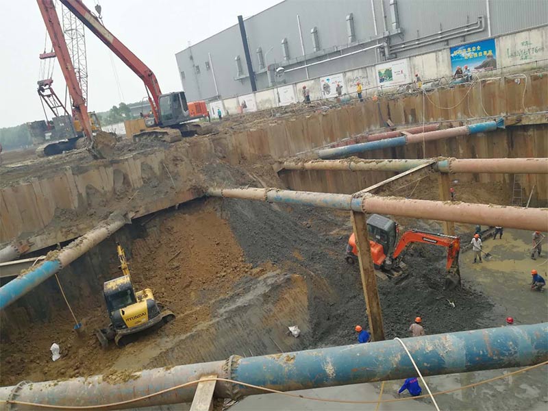 污水廠施工現場