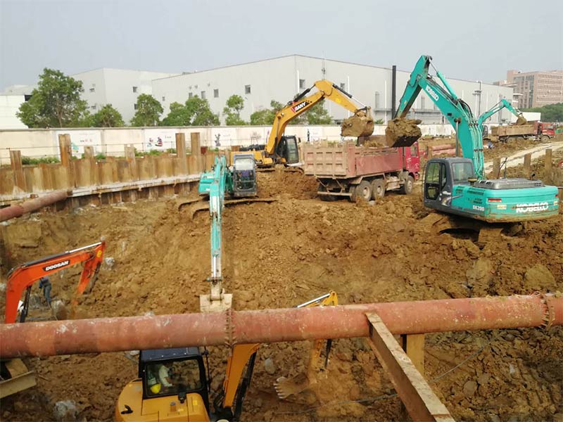 新城污水廠施工現場